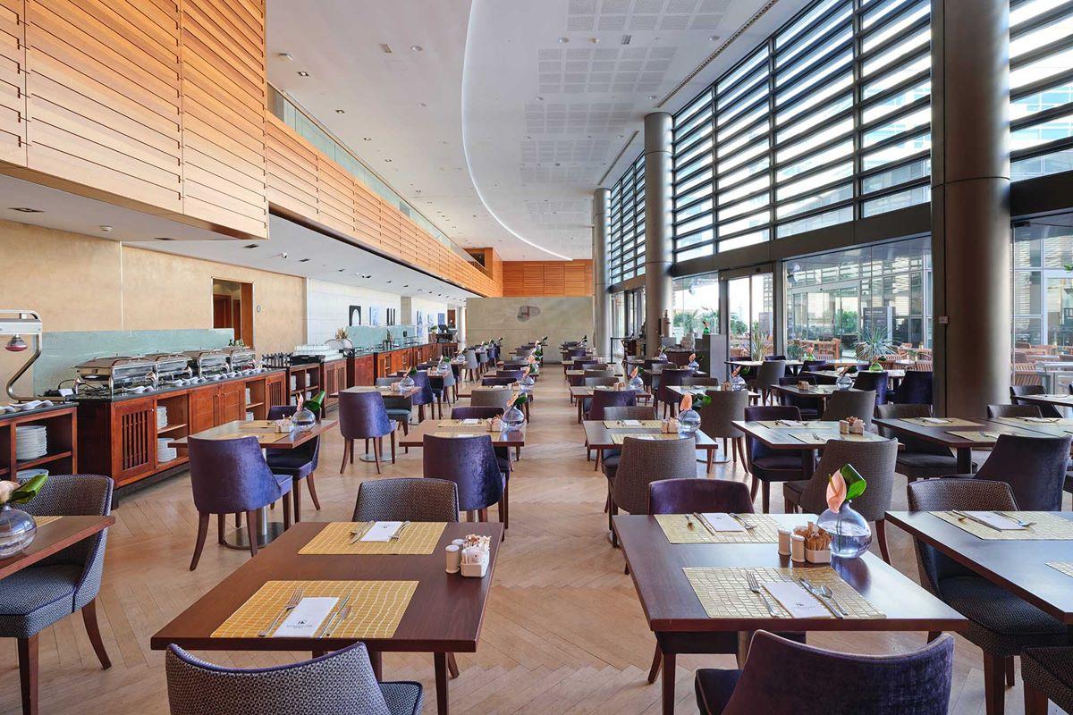 ยูโรสตาร์ แกรนด์ มารีน่า จีเอล โฮเต็ล Hotel บาร์เซโลนา ภายนอก รูปภาพ The restaurant